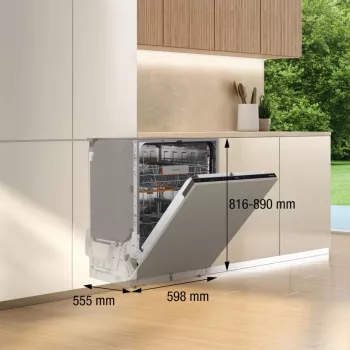 Gorenje GV642C65 pilnai įmontuojama 14 stalo komplektų
