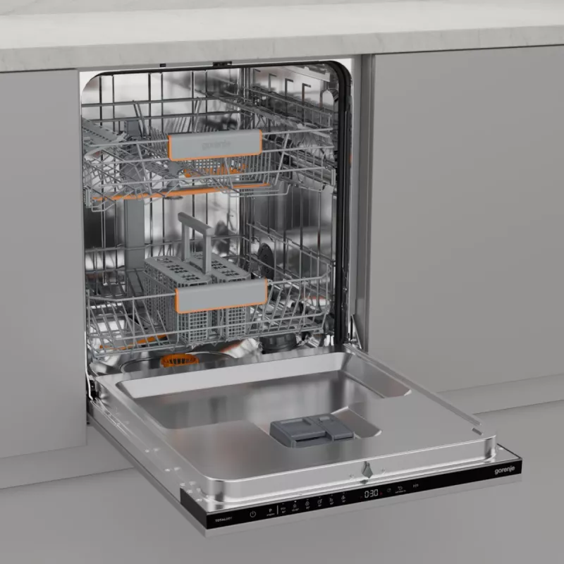 Gorenje GV642C65 pilnai įmontuojama 14 stalo komplektų