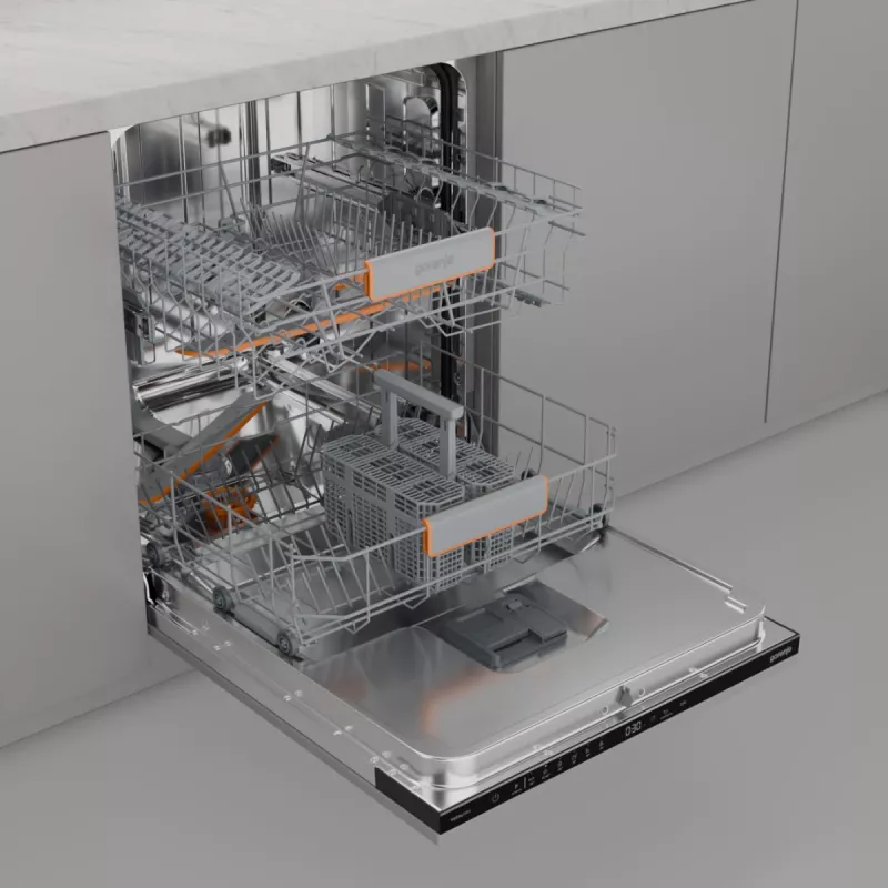 Gorenje GV642C65 pilnai įmontuojama 14 stalo komplektų