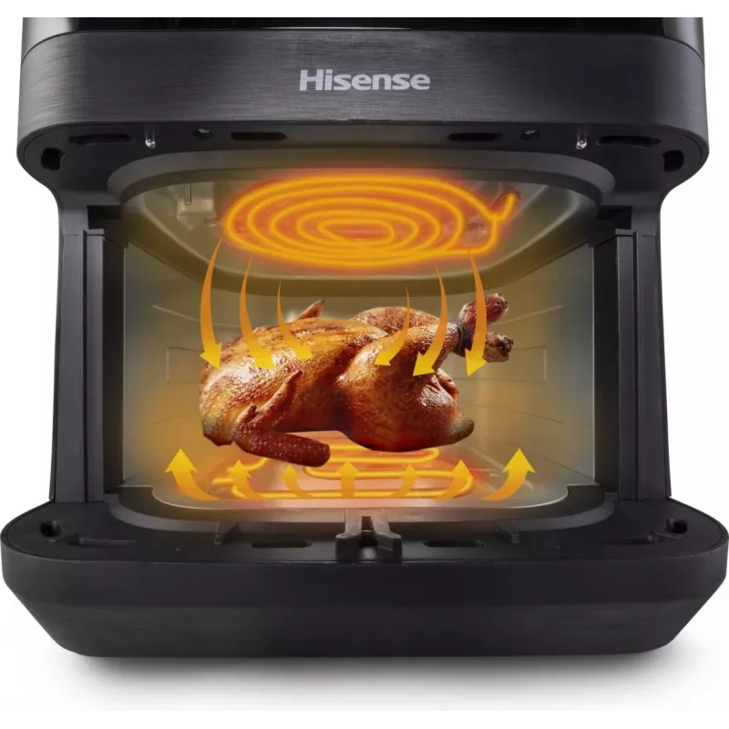 Hisense HAF2100DCD Viena 7,7 l 2100 W Karšto oro gruzdintuvė Juoda