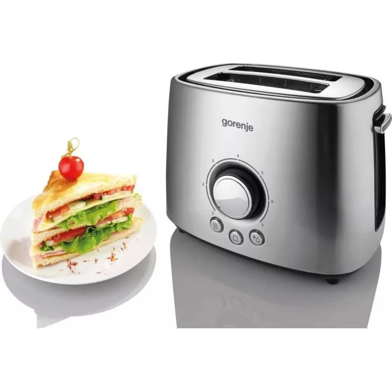 Gorenje T1000E 7 2 riekelės (-ių) 1000 W Nerūdijantis plienas