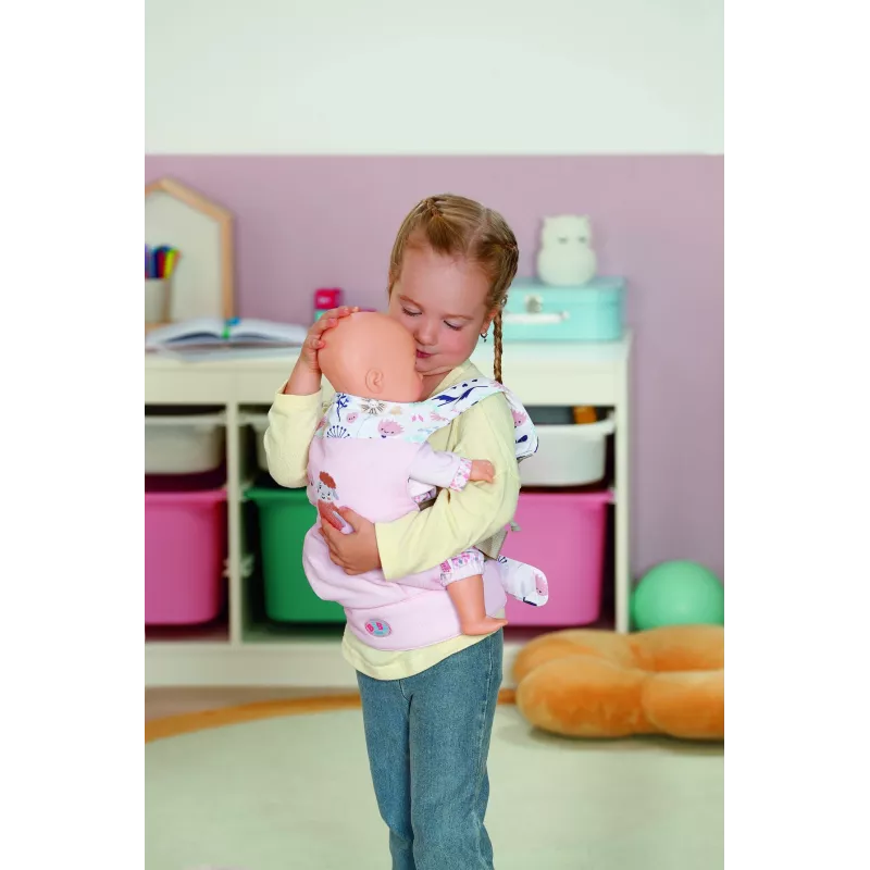 BABY born Baby Carrier Flower lėlės nešynė