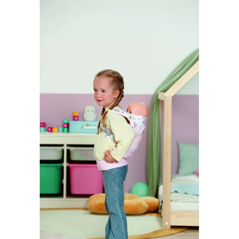 BABY born Baby Carrier Flower lėlės nešynė