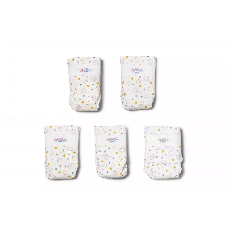 BABY born sauskelnės, 5 pakuotė, Lėlės sauskelnės, 3 m.