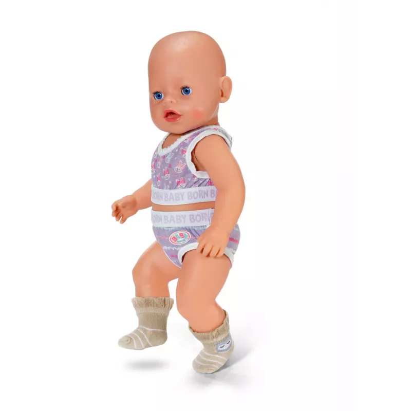 BABY born pėdkelnės ir kojinės Avis 2 asort. 43 cm lėlės pėdkelnės