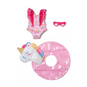 BABY born maudymosi rinkinys Vienaragis 43 cm, lėlės maudymosi kostiumėlis, nuo 3 metų