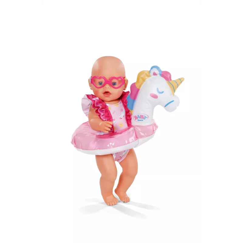 BABY born maudymosi rinkinys Vienaragis 43 cm, lėlės maudymosi kostiumėlis, nuo 3 metų