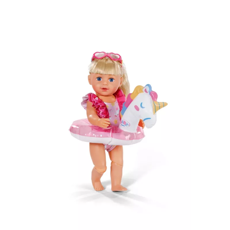 BABY born maudymosi rinkinys Vienaragis 43 cm, lėlės maudymosi kostiumėlis, nuo 3 metų