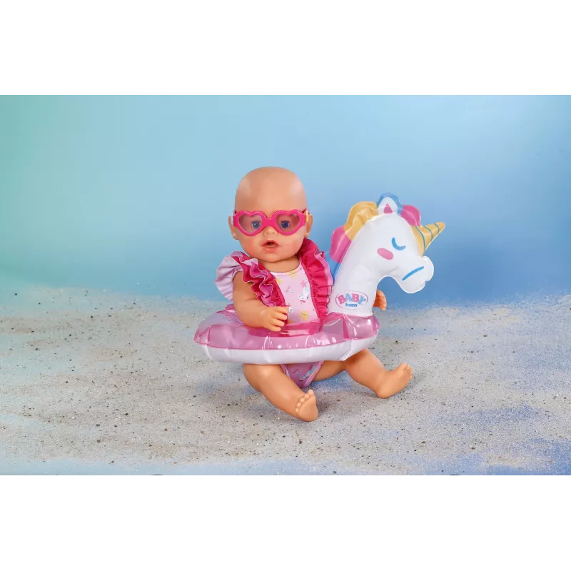 BABY born maudymosi rinkinys Vienaragis 43 cm, lėlės maudymosi kostiumėlis, nuo 3 metų