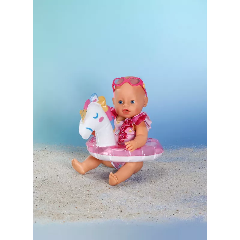 BABY born maudymosi rinkinys Vienaragis 43 cm, lėlės maudymosi kostiumėlis, nuo 3 metų