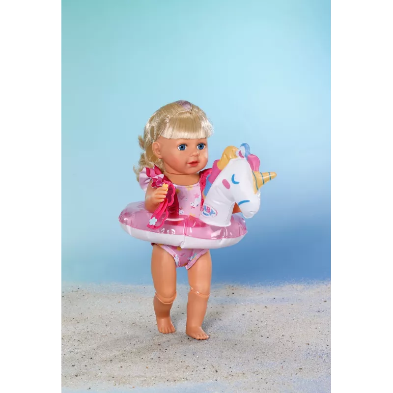 BABY born maudymosi rinkinys Vienaragis 43 cm, lėlės maudymosi kostiumėlis, nuo 3 metų