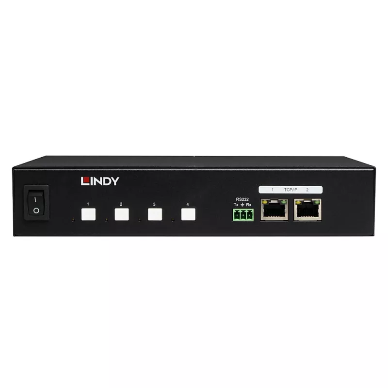 Lindy 32622 maitinimo skirstymo įrenginys (PDU) 4 kintamosios srovės lizdai (-ų) 1U juodas