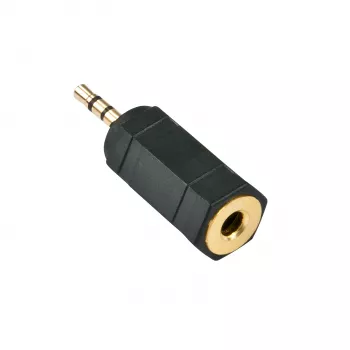 Lindy 35622 kabelio jungčių adapteris 2,5 mm 3,5 mm juodas