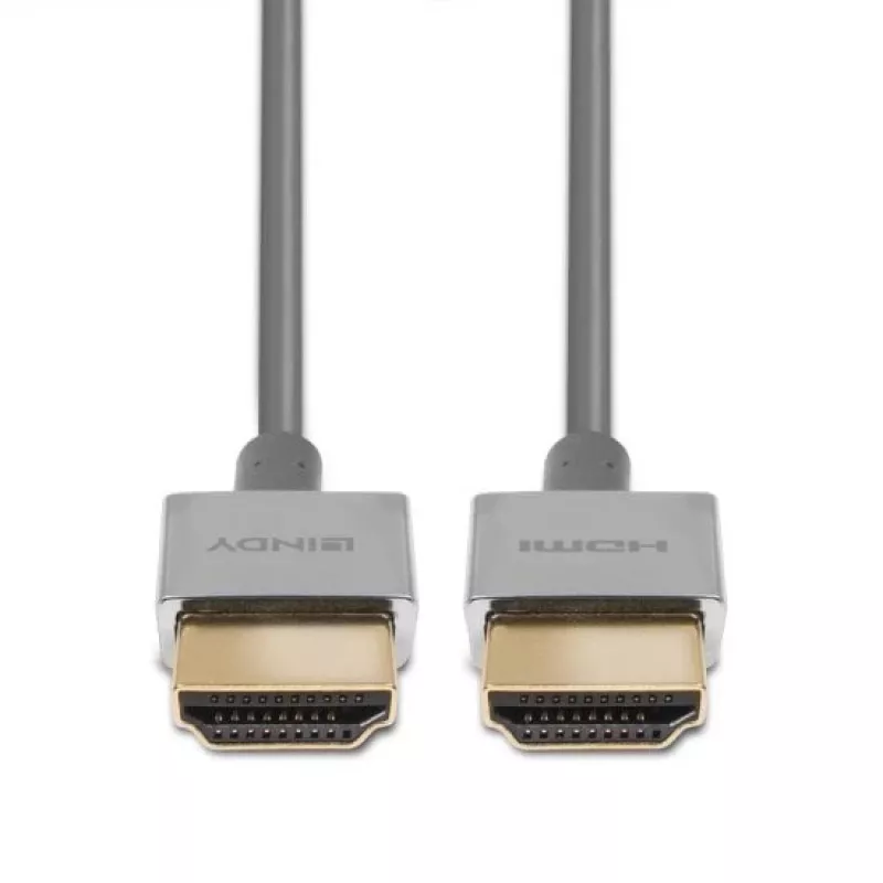 Lindy Ultra High Speed HDMI plonas kabelis 1m, 1 m, HDMI Type A (Standard), HDMI Type A (Standard), 48 Gbit/s, Balta