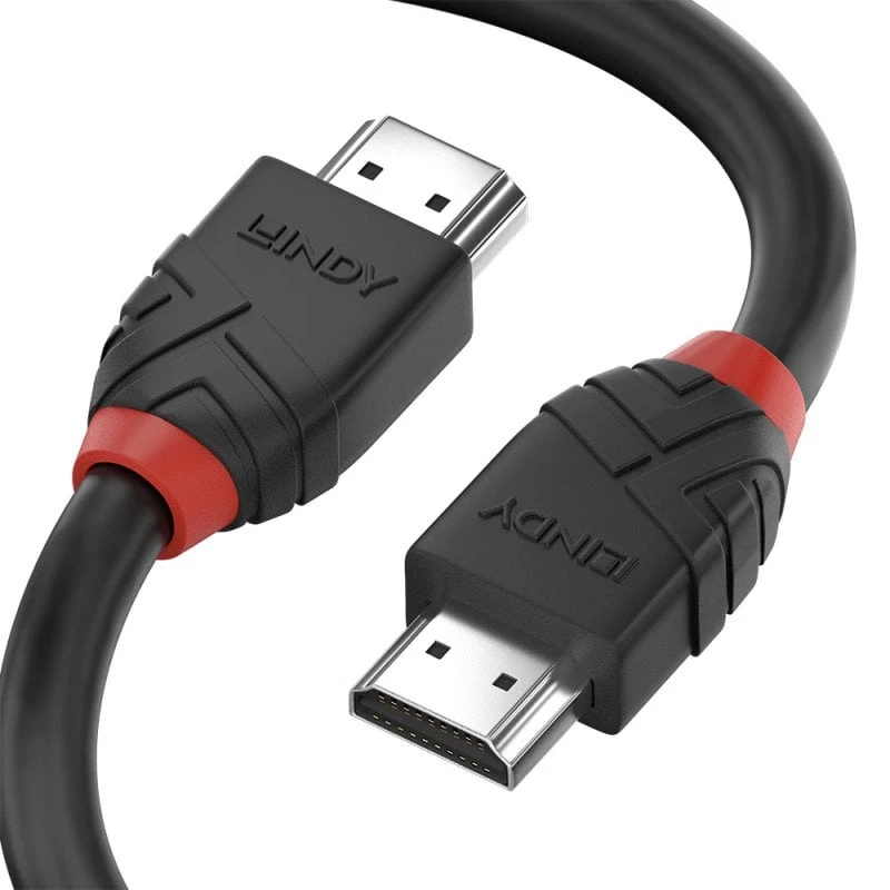 Lindy 7.5m 8K60Hz HDMI laidas, Juoda Line, 7.5 m, HDMI A tipo (standartinis), HDMI A tipo (standartinis), 48 Gbit/s, juodas