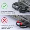 Lindy 0,5 m lankstus 4K@60Hz HDMI laidas, 0,5 m, HDMI A tipo (standartinis), HDMI A tipo (standartinis), 18 Gbit/s, juodas