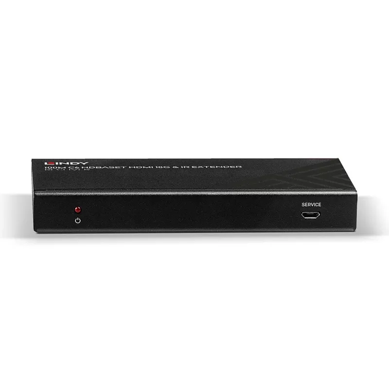 Lindy 100m Cat.6 HDMI 4K60, IR ir RS-232 HDBaseT plėtiklis, imtuvas