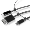 „Lindy“ USB-C, mDP ir „DisplayPort“ į HDMI 18G keitiklio dirželis