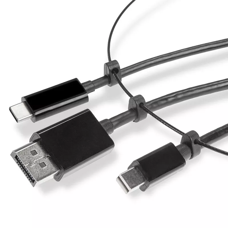 „Lindy“ USB-C, mDP ir „DisplayPort“ į HDMI 18G keitiklio dirželis