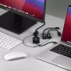 „Lindy“ USB-C, mDP ir „DisplayPort“ į HDMI 18G keitiklio dirželis
