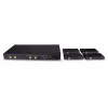 Lindy 150m Cat.6 4x4 HDMI 4K60 HDBaseT matricos plėtiklis, 3840 x 2160 pikseliai, AV siųstuvas ir imtuvas, 150 m, laidinis, juodas, HDCP
