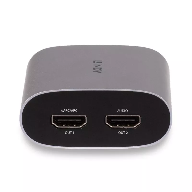 Lindy 4K60 HDMI eARC ekstraktorius, Micro-USB B, 65 mm, 70 mm, 27 mm, 83 g, 0 - 40 °C