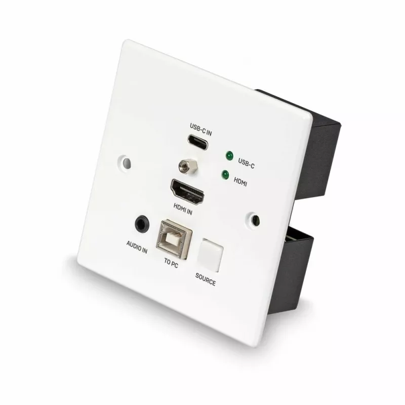 Lindy 150m Cat.6 HDMI 4K60 & Type C HDBaseT UK sieninė KVM plokštė, siųstuvas