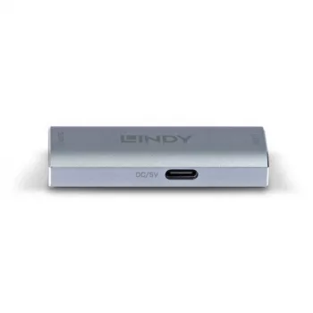 Lindy DisplayPort 1.4 kartotuvas, 7680 x 4320 pikseliai, AV kartotuvas, 40 m, laidinis, sidabrinis