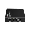 Lindy HDMI, KVM ir IR per IP plėstuvas, Imtuvas, Siųstuvas ir imtuvas, Laidinis, 150 m, Cat5e, Cat6, Juoda, Metalas