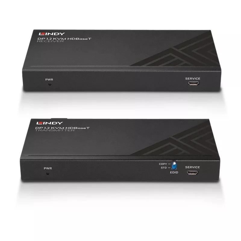 Lindy 150m Cat.6 DisplayPort 1.2, USB, IR ir RS-232 HDBaseT KVM ilgintuvas
