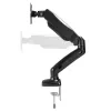 Lindy Single Display Gas-Spring Desktop Mount, 6.5 kg, 43.2 cm (17 coliai), 68.6 cm (27 coliai), 75 x 75 mm, 100 x 100 mm, juoda
