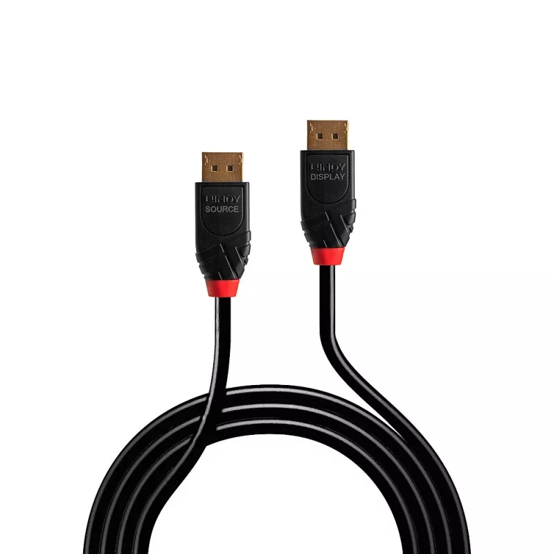 Lindy 5 m aktyvus DisplayPort 1.4 kabelis, 5 m, DisplayPort, DisplayPort, kištukas, kištukas, 7680 x 4320 pikseliai