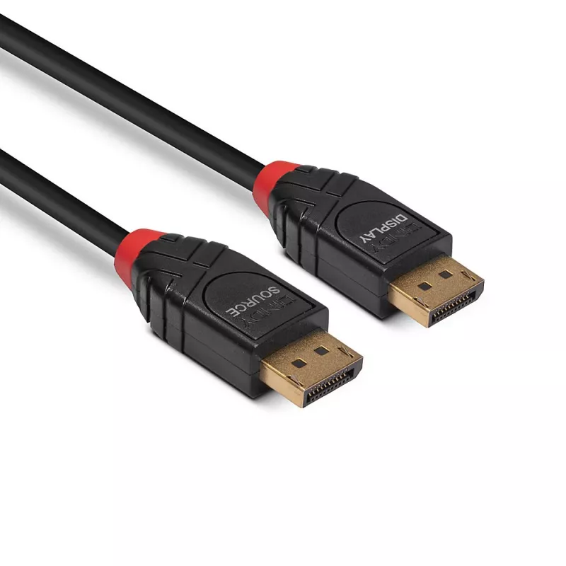 Lindy 5 m aktyvus DisplayPort 1.4 kabelis, 5 m, DisplayPort, DisplayPort, kištukas, kištukas, 7680 x 4320 pikseliai