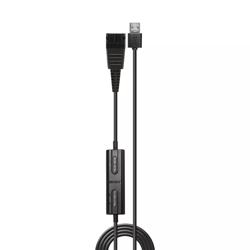 Lindy USB Type A į Jabra Quick Disconnect laisvų rankų įrangos adapteris