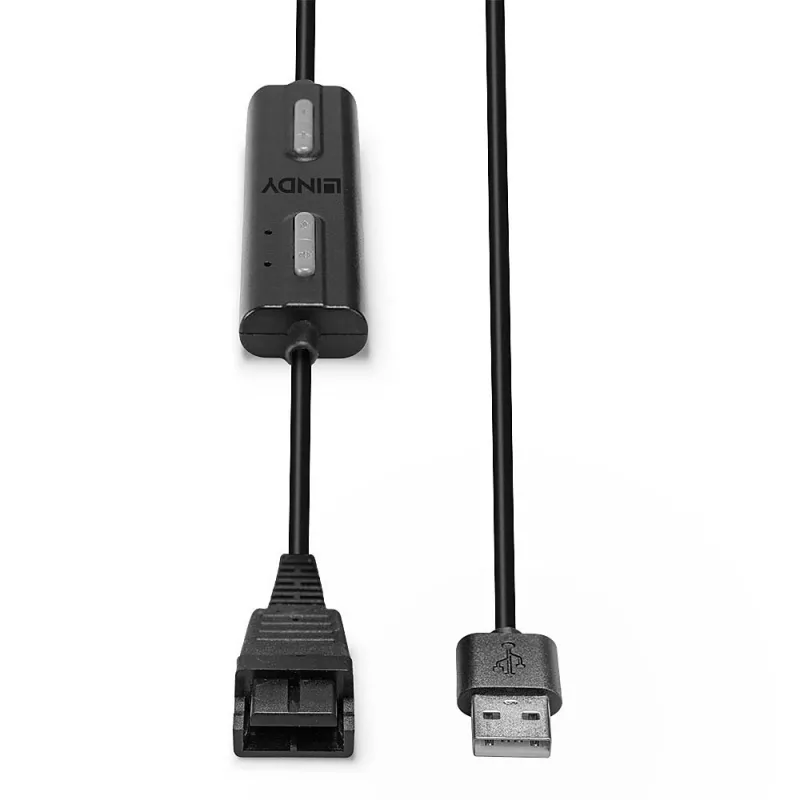 Lindy USB Type A į Jabra Quick Disconnect laisvų rankų įrangos adapteris