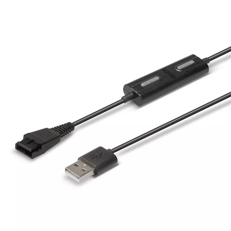 Lindy USB Type A į Jabra Quick Disconnect laisvų rankų įrangos adapteris