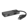 Lindy 43354 nešiojamojo kompiuterio dokas / prievadų daugintuvas USB 3.2 Gen 1 (3.1 Gen 1) Type-A + Type-C juodas