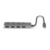 Lindy 4 prievadų USB 3.2 Type C šakotuvas su įjungimo/išjungimo jungikliais