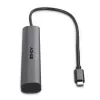 Lindy 43385 sąsajos šakotuvas USB Type-C 10000 Mbit/s Pilka