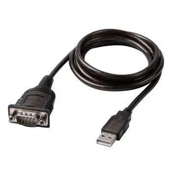 Lindy 43413 nuoseklusis laidas Pilka 1,5 m USB A tipo RS-232
