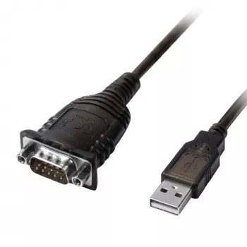 Lindy 43413 nuoseklusis laidas Pilka 1,5 m USB A tipo RS-232