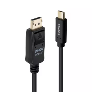 Lindy 2 m USB-C į DisplayPort 4K60 adapterio kabelis su HDR