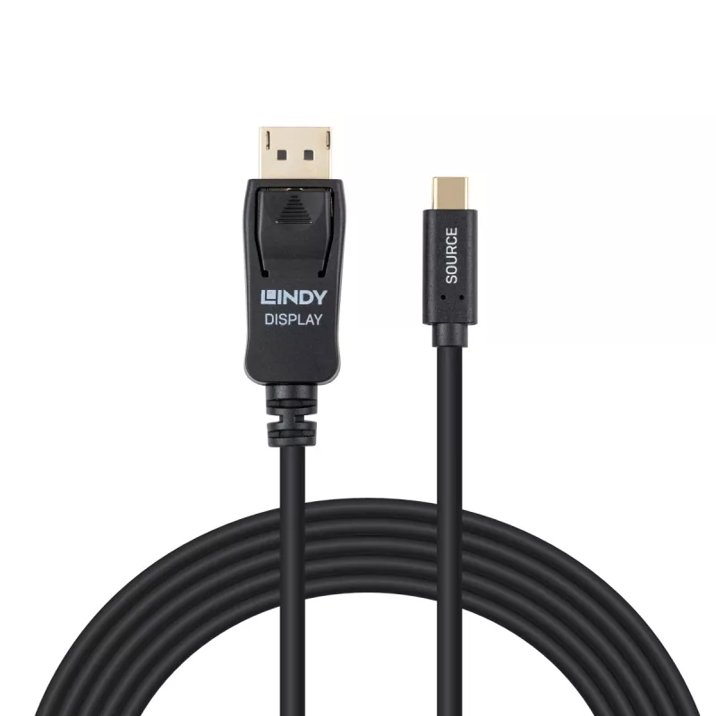 Lindy 2 m USB-C į DisplayPort 4K60 adapterio kabelis su HDR