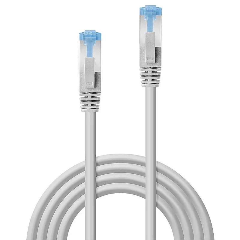 Lindy 1m Cat.6A U/UTP LSZH kabelis, pilkas, 1 m, Cat6a, U/UTP (UTP), RJ-45, RJ-45, pilka