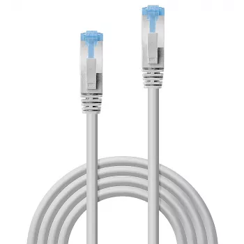 Lindy 3m Cat.6A U/UTP LSZH kabelis, pilkas 10 vnt., 3 m, Cat6a, S/FTP (S-STP), RJ-45, RJ-45, pilkas