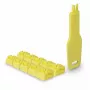 Lindy RJ45 prievadų blokatoriai geltoni, 10 vnt. + 1 raktas, prievado blokatorius + raktas, RJ-45, geltona, akrilnitrilo butadieno stirenas (ABS), 10 vnt., polietileninis maišelis