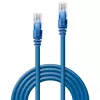 Lindy 5m Cat.6 U/UTP tinklo kabelis, mėlynas, 5 m, Cat6, U/UTP (UTP), RJ-45, RJ-45, mėlynas