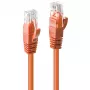 Lindy 10m Cat.6 U/UTP tinklo kabelis, oranžinis, 10 m, Cat6, U/UTP (UTP), RJ-45, RJ-45, oranžinis