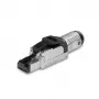 Lindy RJ-45 Cat.6/6A belaidis lauko terminatoriaus kištukas, RJ45, juoda, sidabrinė, metalinis, CE, REACH, RoHS, UKCA, 240 g, 133 mm