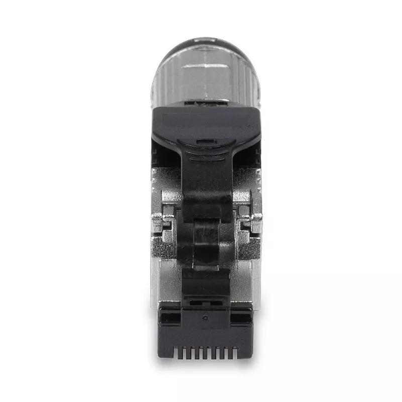 Lindy RJ-45 Cat.6/6A belaidis lauko terminatoriaus kištukas, RJ45, juoda, sidabrinė, metalinis, CE, REACH, RoHS, UKCA, 240 g, 133 mm